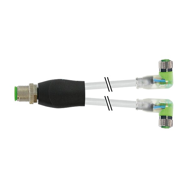 Murrelektronik RJ45 male 0 Degree / RJ45 male 0 Degree Cabinet-Line, Gigabit, FRNC/LS0H 4x2xAWG26 7000-40861-2100100 - main